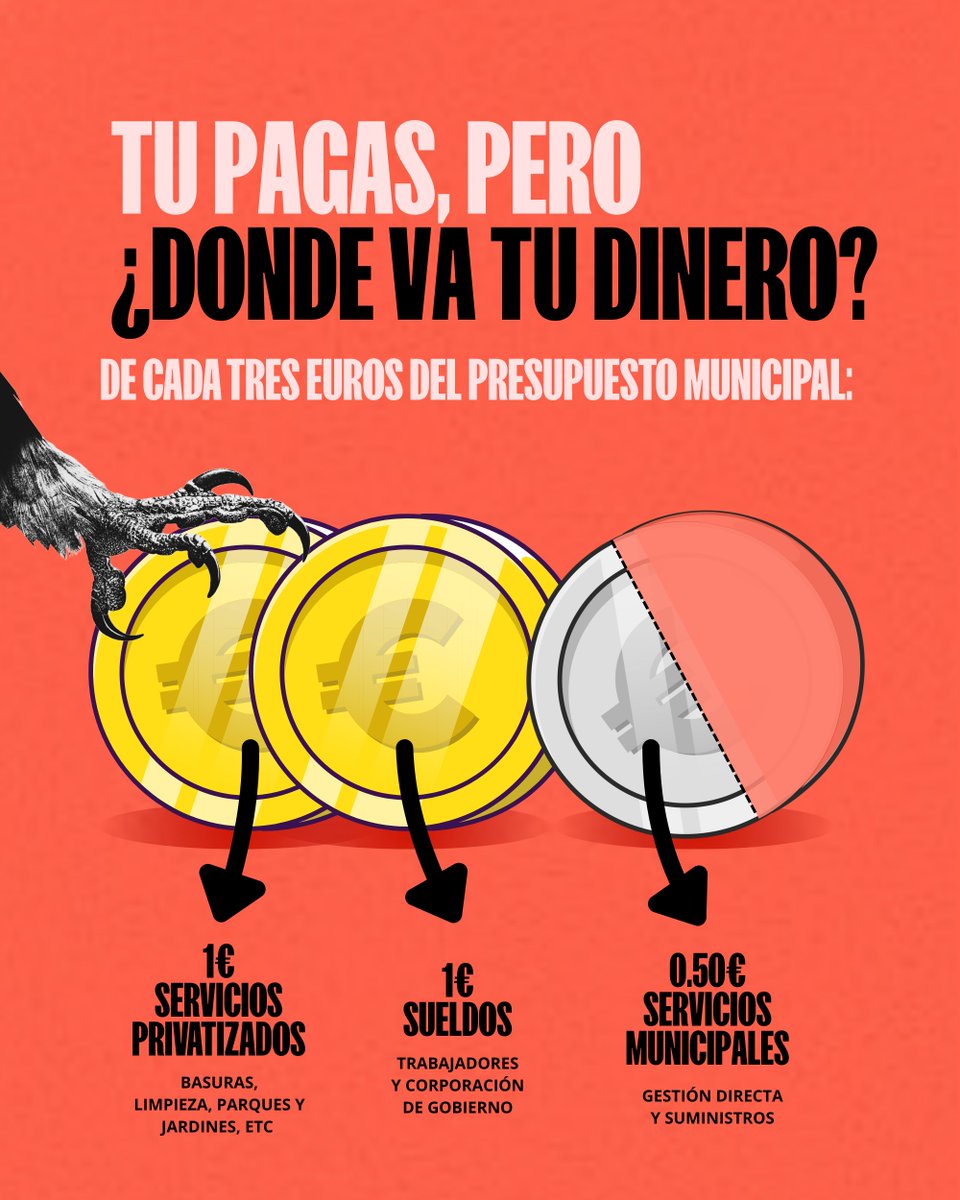 ¿Pagamos más impuestos, pero el servicio mejora?

Los contratos externalizados son año a año más caros y la mejora no se nota. No es una sensación: En el último pleno se impusieron penalizaciones a proveedores externos por incumplimientos. 

Te están robando Madrid.