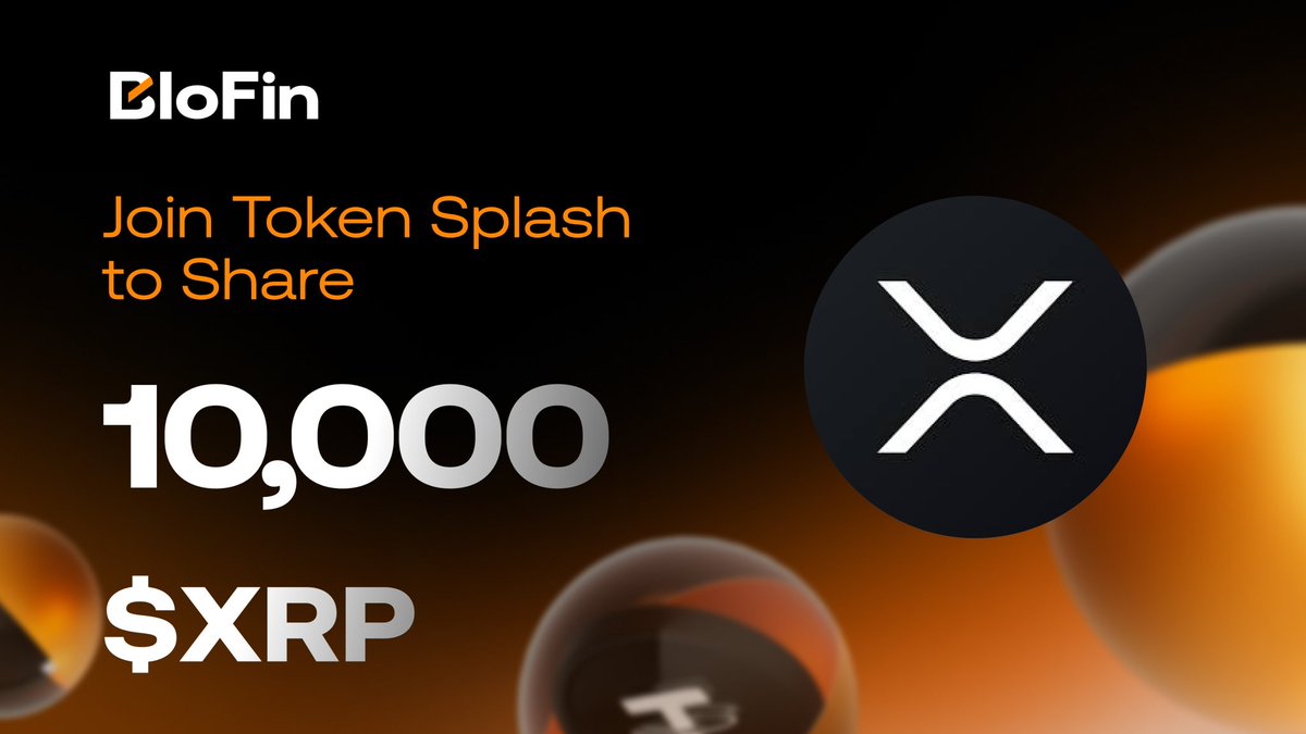Join the XRP Token Splash and trade to earn a share of the 10,000 $XRP  prize pool 🔥 Event ends on February 7.