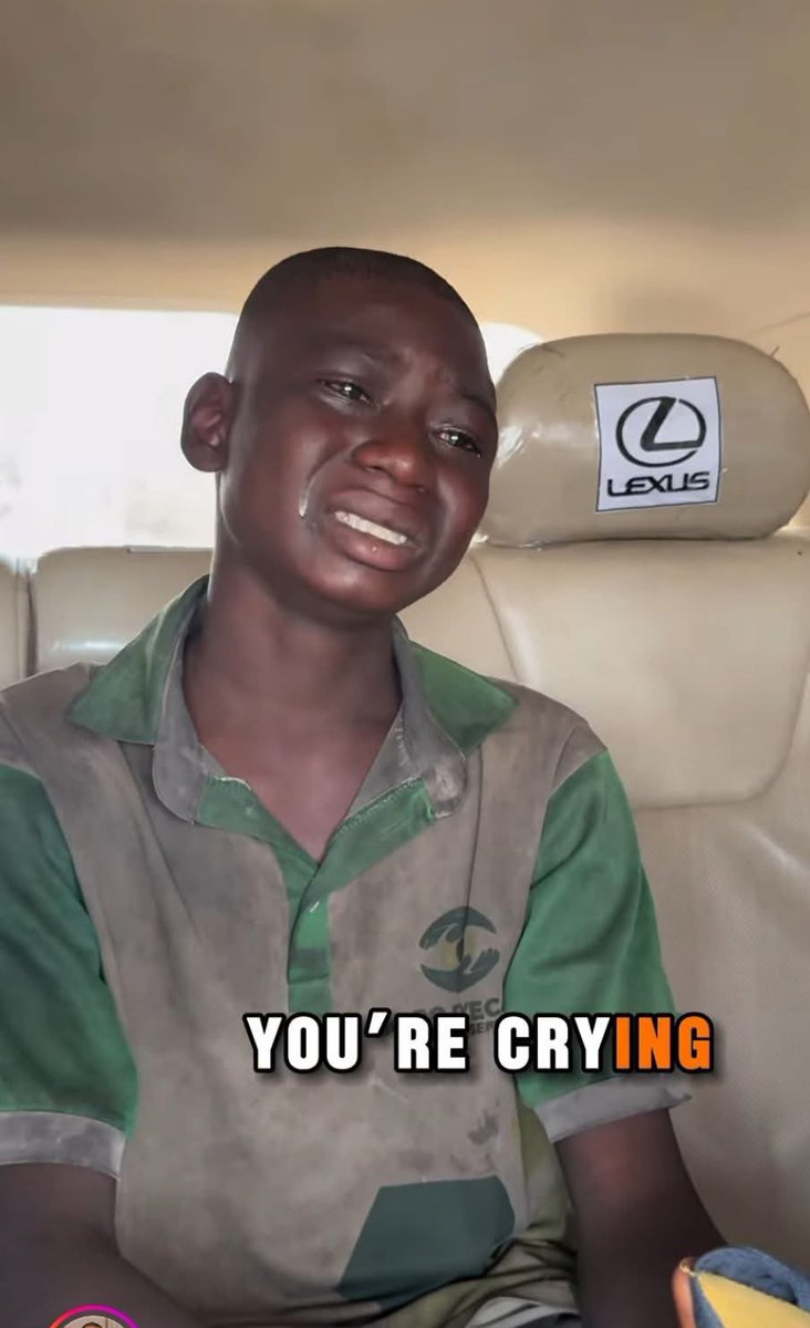 We all watched this video of this young man

And I’m sure we all cried along with him

Here are a few things that caught my attention 

💡He was crying like he had been praying for a long time. I don’t know about you but as I watched the video, he looked like he could not believe