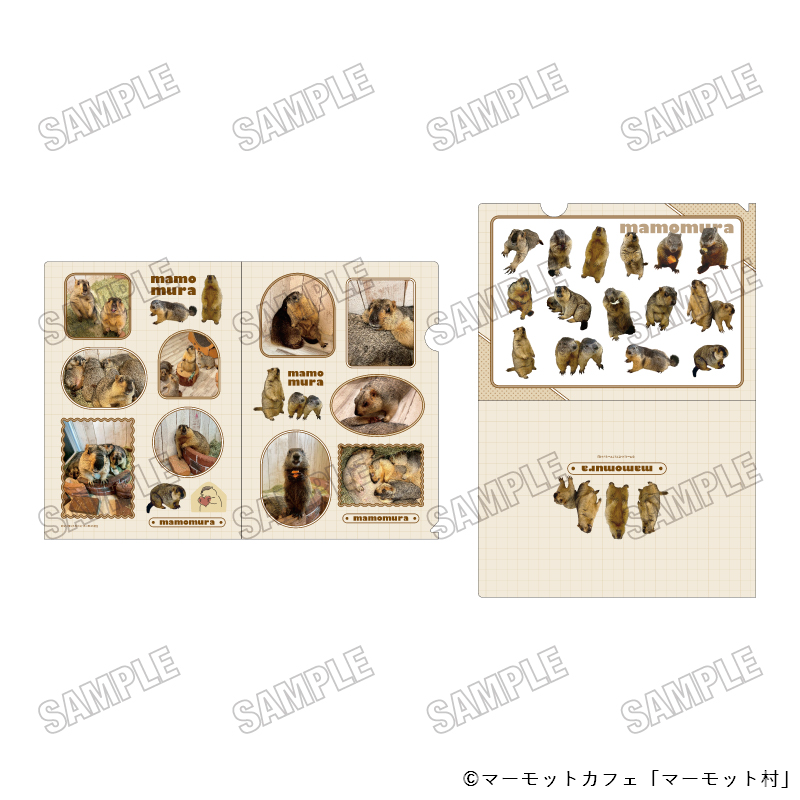 マーモット村 クリアファイルセット