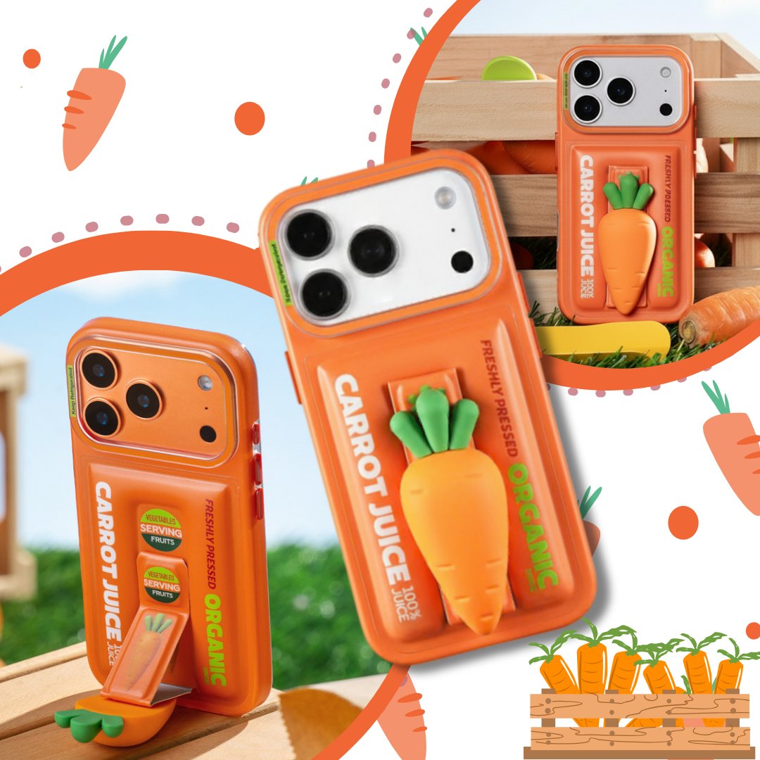 nuvecor's tweet image. 👉nuvecor.com👈
かわいいニンジンモチーフスタンド一体型クッション入りスマホケース
#iPhoneケース #スマホケース #おしゃれスマホケース #スタンド一体型スマホケース #クッション入りスマホケース #耐衝撃スマホケース #スタンド付きスマホケース #ニンジンモチーフ #かわいいデザイン