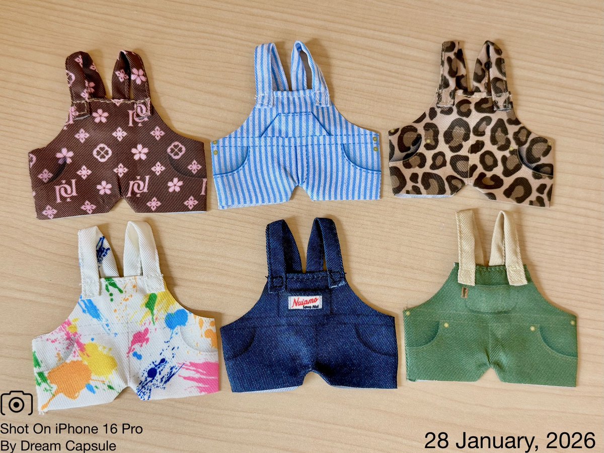 🌟新入荷ガチャ商品プレゼントCP🌟

着こなしが広がる👕👚🧥
「推しぬい専用オーバーオール」

フォロー&amp;RP(RT)していただいた方の中から抽選で2名様に全6種セットをプレゼント🎁
ドリカプへの入荷日とキャンペーン詳細は↓

#ドリームカプセル #ガチャ専門店