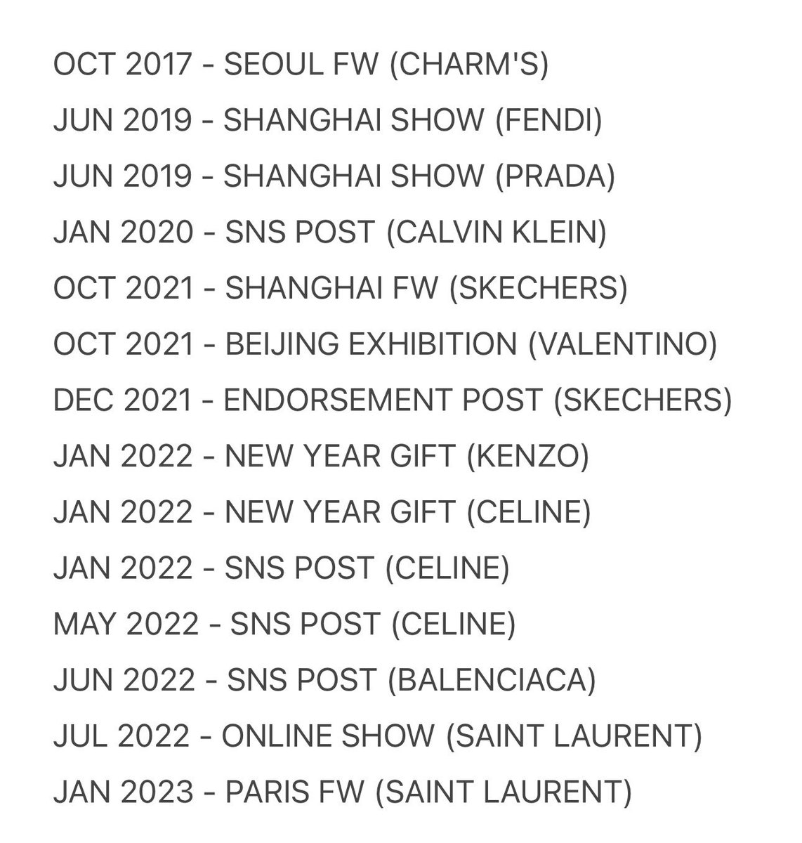 pnbox14's tweet image. เส้นทางสายแฟของคุณหนูน้องเตนล์ ก่อนลงหลักปักฐานกะแบรนด์ดำ 😆 รู้มั้ยใครปาด

TENLEE WITH YSL MENs WINTER26 #SaintLaurentxTEN