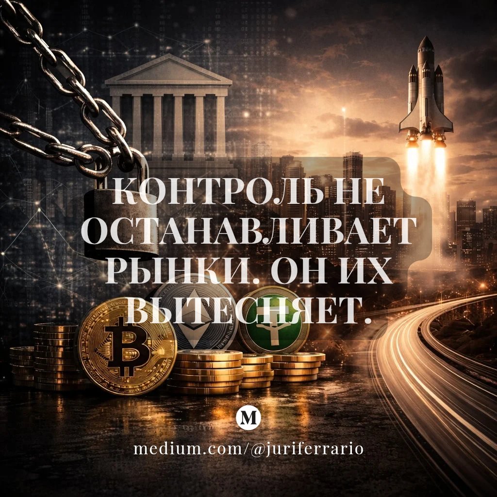 JF_Ibuild's tweet photo. Контроль не останавливает рынки. Он их смещает.
В децентрализованных системах регулирование перенаправляет капитал и ликвидность, а не устраняет их.
👉 https://t.co/tpiTbS92JA

#Криптовалюты #Регулирование https://t.co/BXPFtNCnjT