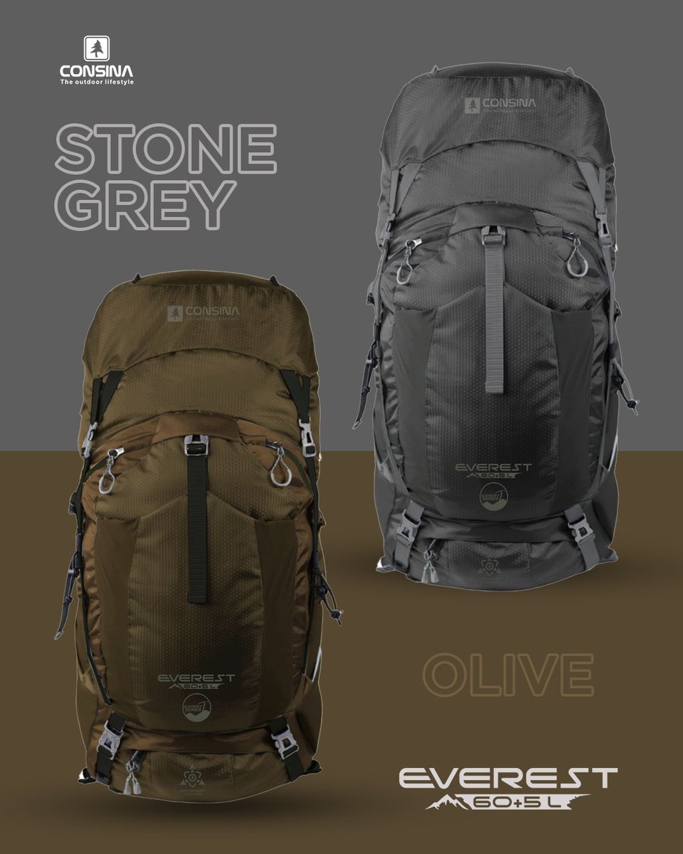 ConsinaOfficial's tweet image. Everest balik lagi dengan warna-warna baru yang ciamik, gagah, dan auto bikin semua mata nengok.

Kunjungi consina.com dan katalog @consina_adventure_catalog untuk berbagai produk-produk terbaik Consina lainnya.

#consina #consinaadventure #consinaindonesia #everest