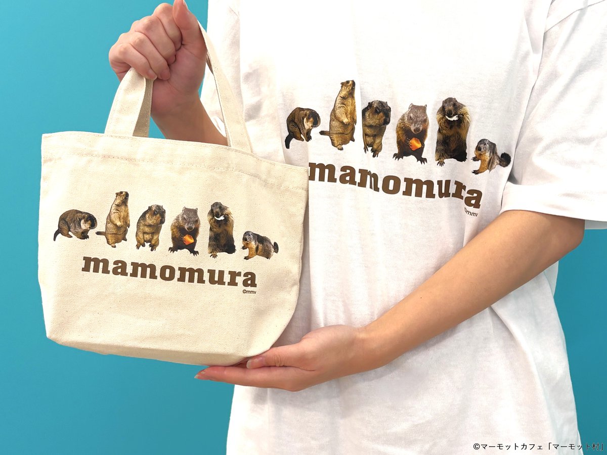 マーモット村 ランチトートバッグ