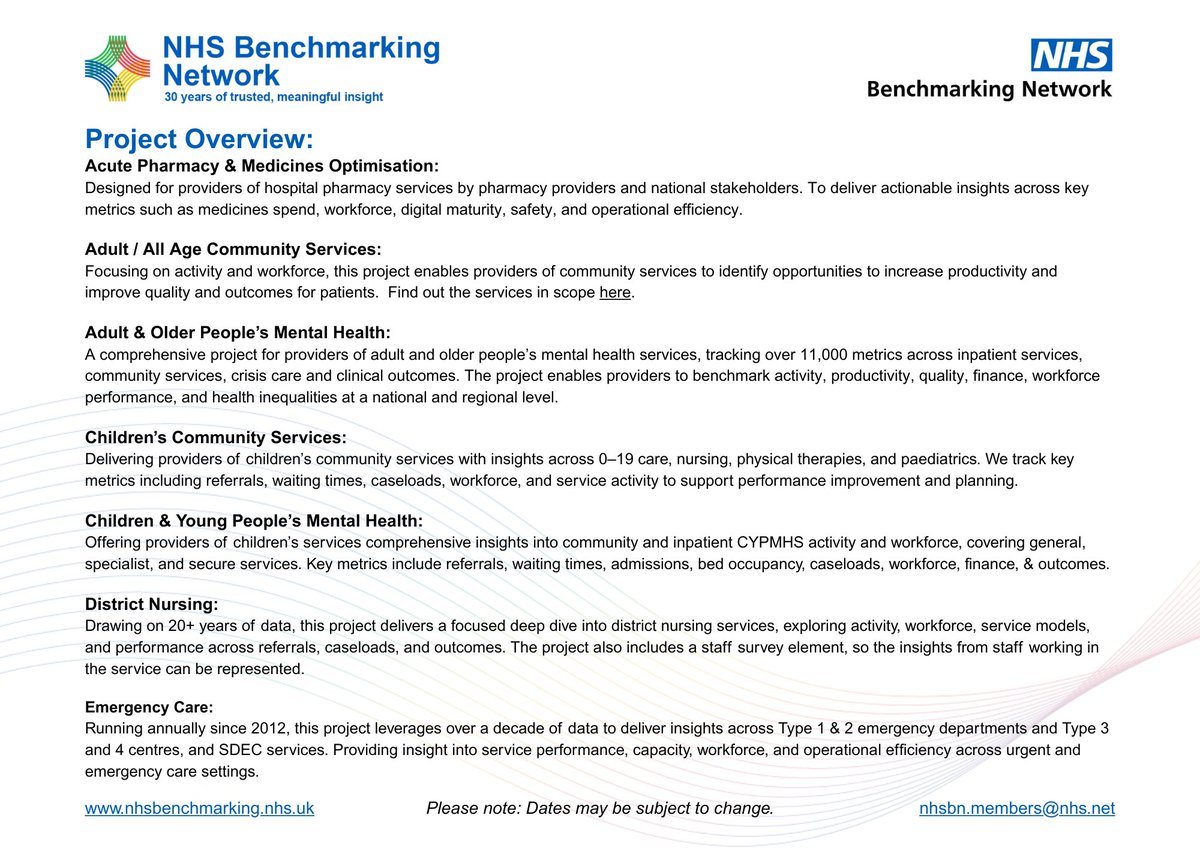 NHS Benchmarking tweet media