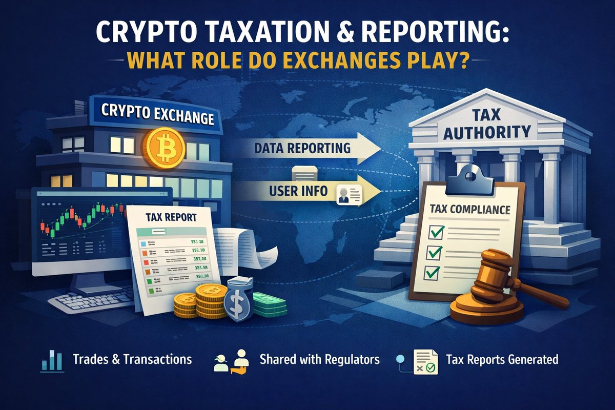 CRYPTO TAXATION & REPORTING: WHAT ROLE DO EXCHANGES PLAY? Introduction # Crypto is no longer untracked. As adoption grows, governments now rely  heavily on crypto exchanges to monitor and enforce taxation rules.  Understanding