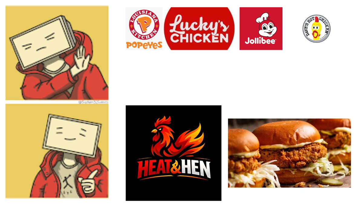 HeatAndHen's tweet photo. Do you guys agree? #newbrand #chickenshop #spicyfood #heatandhen #burgers #meme https://t.co/cszAt60i6P
