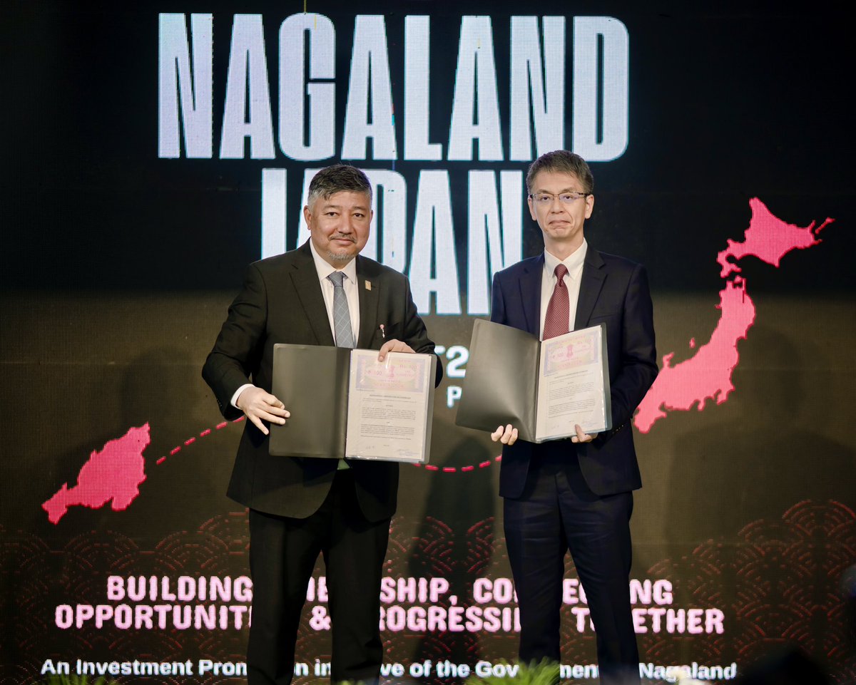 abumetha's tweet image. The Nagaland–Japan Connect begins.

Honoured to share a few thoughts and deeply hopeful that this initiative will contribute meaningfully towards future careers and opportunities for our youth.

Grateful to Shri @TRZeliang for his steadfast support and encouragement. This is only…