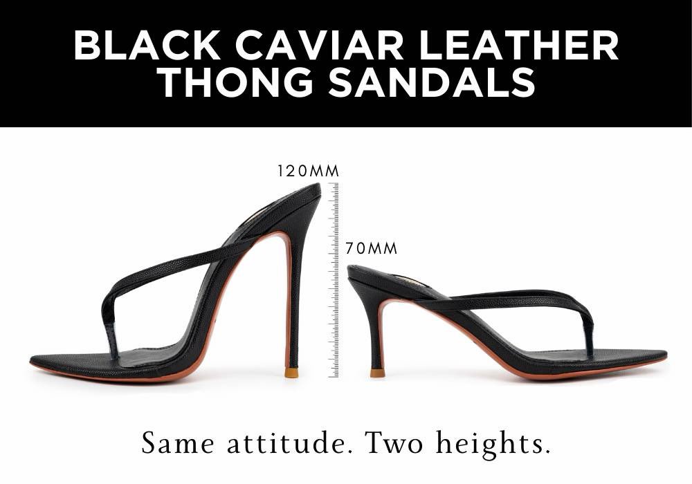 KandeeOfficial's tweet photo. Same attitude. Two heights.
Black Caviar Leather Thong Sandals — whether you choose 70mm or 120mm, the confidence stays the same. 🖤
Which height are you today?
https://t.co/zcRHtkCWlP
#KandeeShoes #BlackCaviar #LuxuryHeels #ThongSandals #ChooseYourHeight #MadeToTurnHeads https://t.co/vel3dtxM9Y
