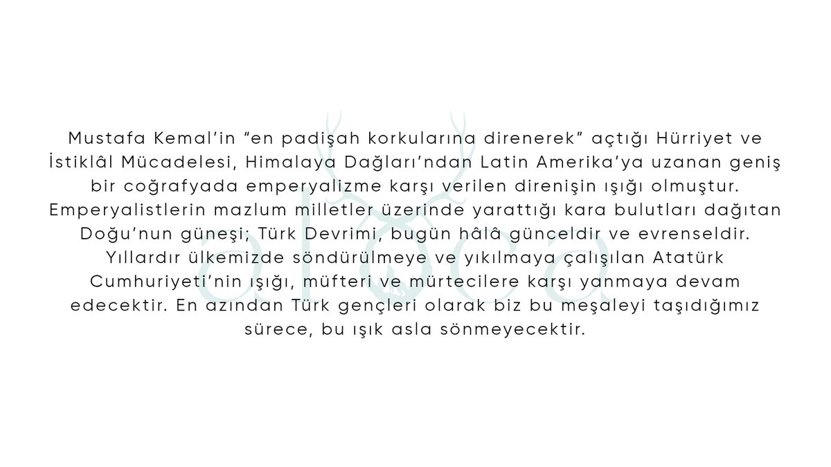 alacadergi's tweet photo. Yıllardır ülkemizde söndürülmeye ve yıkılmaya çalışılan Atatürk Cumhuriyeti’nin ışığı, müfteri ve mürtecilere karşı yanmaya devam edecektir. Ekrem Topuz yazdı, yazının tamamını ve 7. sayımızı okumak ve için https://t.co/sOoHKbqnDU'u ziyaret edebilirsiniz. https://t.co/7bwmUAUgRo