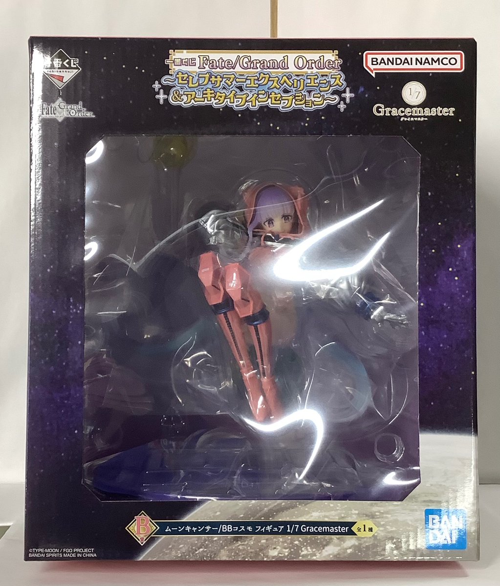 入荷情報】 ﾑｰﾝｷｬﾝｻｰ/BBｺｽﾓ ｢一番くじ Fate/Grand Order ～ｾﾚﾌﾞｻﾏｰ