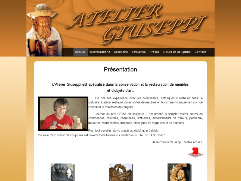 Ebénisterie Atelier Giuseppi à #Estialescq (#PyrénéesAtlantiques) L'Atelier de Jean-Claude Giuseppi, maître artisan. Conservation et restauration de meubles et d'objet d'art en bois. Création de...
Suite 👉 artisansdupatrimoine.fr/professionnel/…
#Artisan #Restauration #Patrimoine