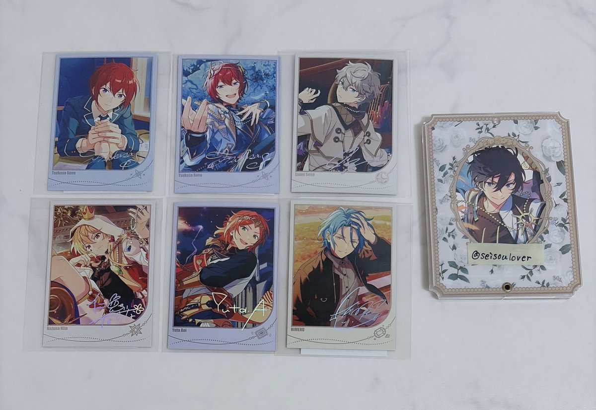 あんスタ 招募ポラロイド 朱桜司 開花前② あんスタ 中国 招募 二弾