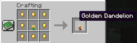 pastellefinity's tweet photo. How to craft the golden dandelion ๐ป โจ๐ค
#Minecraft #26_1_Snap5 #SpringDrop2026 https://t.co/wZlzaBbkxu