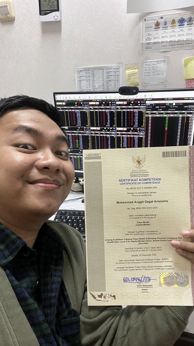 Regular Technical Analyst ✅
Wakil Perantara Pedagang Efek ✅