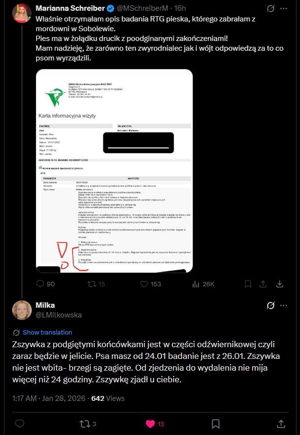deZeZed's tweet photo. Ciekawostka o zszywkach w żołądku :) https://t.co/0ga2oBmJno