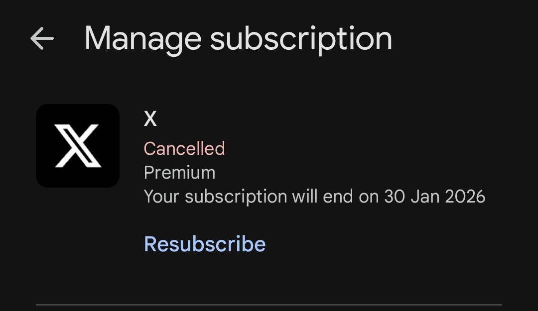 No point of renewing my subscription