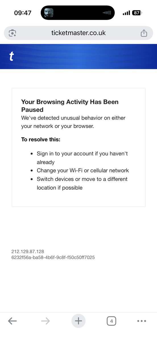 JeniKeegan's tweet photo. @TicketmasterIre can someone help me with this??? I’ve tried EVERYTHING https://t.co/SF3Ti8qeZj