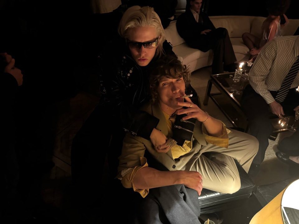 connorstupdates's tweet image. Connor Storrie with Dasha Gushchina last night! 

📲 gushchinadash via instagram