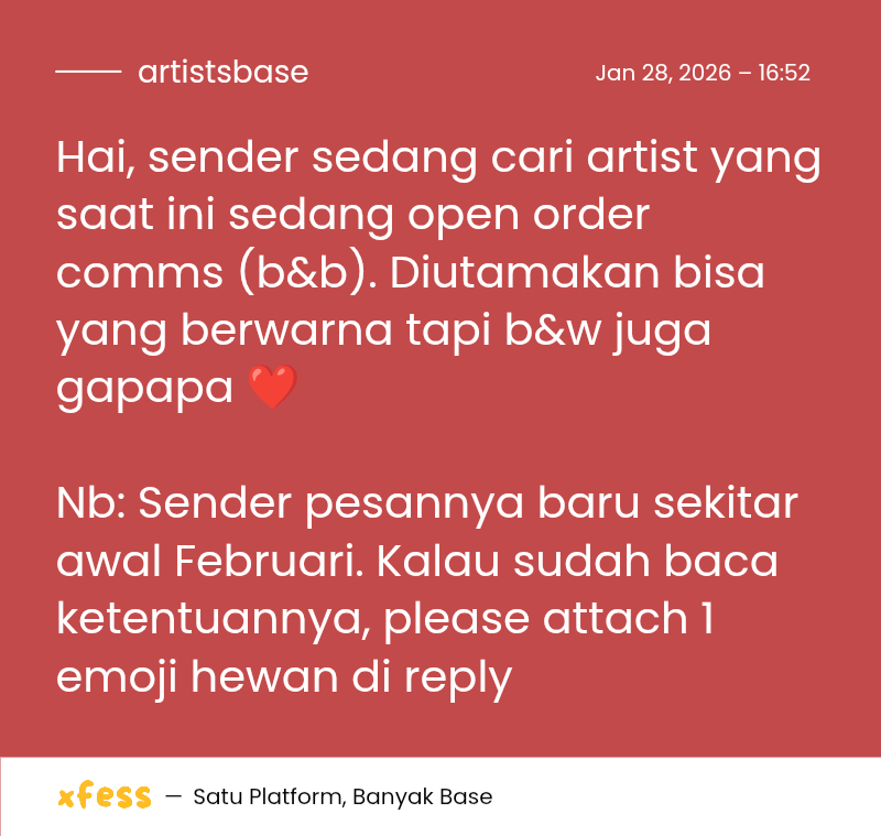 Artist’s Base tweet media
