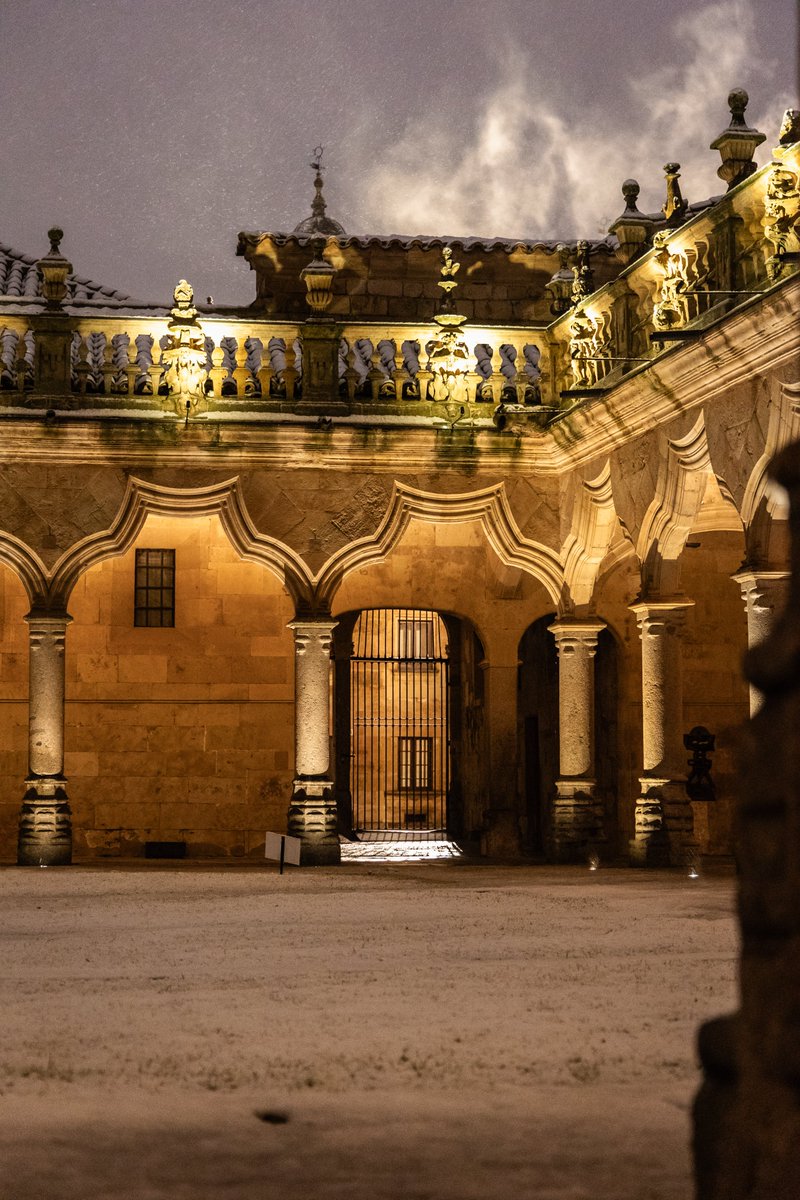 Victorsanchezga's tweet photo. La #nieve nos ha regalado un amanecer espectacular en #Salamanca.

El frío y el dolor de manos han merecido la pena 📸 https://t.co/82cpaBuRN0