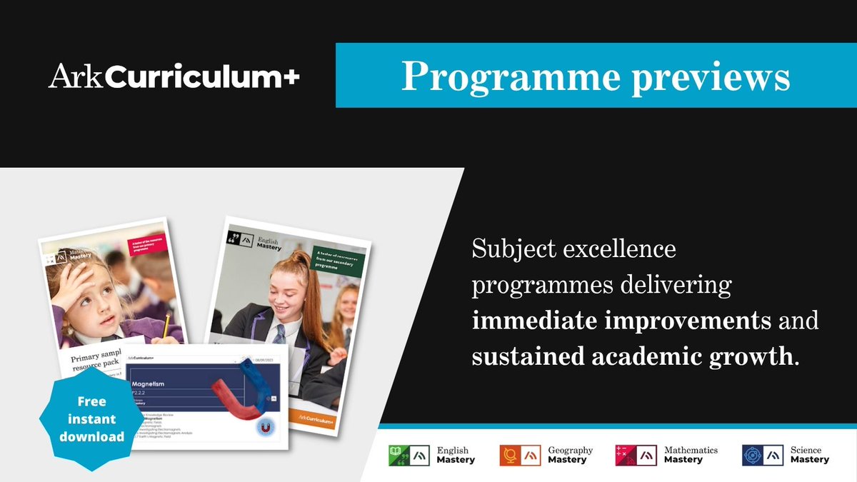 Ark Curriculum Plus tweet media