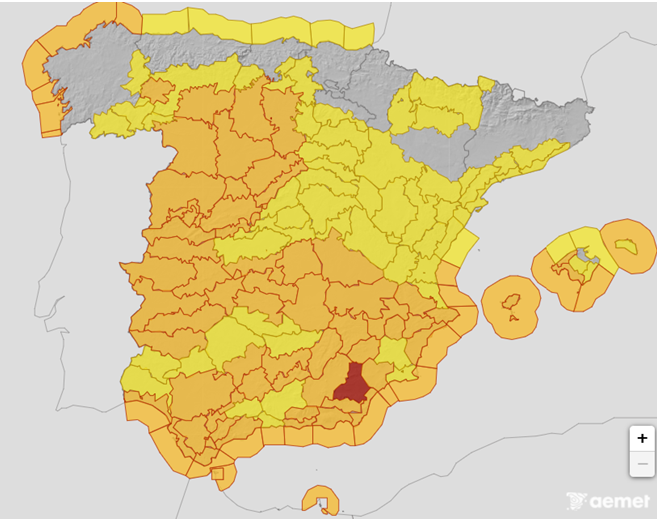 📢 Mucha precaución con el temporal para hoy y mañana. Nieve, vientos muy fuertes en amplias zonas, costeros y lluvias abundantes. <a href="/AEMET_Esp/">AEMET</a>