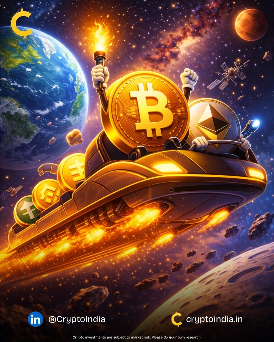 Crypto is moving fast, and the future is digital. #CryptoIndia