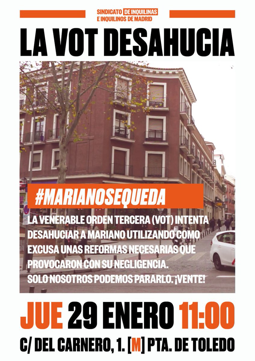 Sindicato de Inquilinas e Inquilinos de Madrid (@inquilinatomad) on Twitter photo 