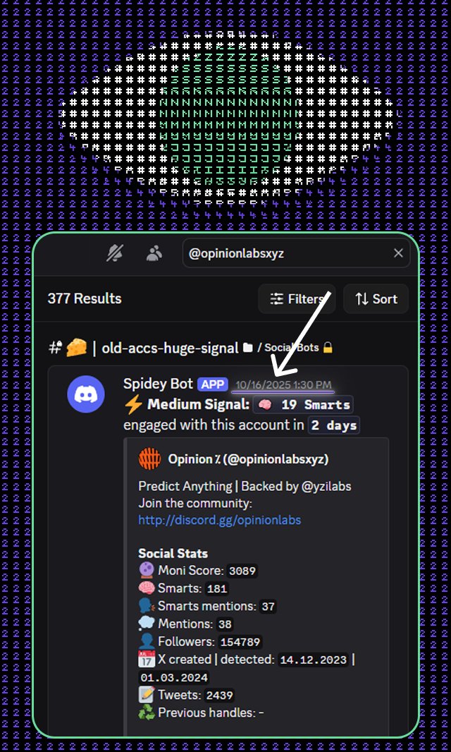 secret of how to get $OPN airdrop 👇

Volumes on Opinion are already overtaking Polymarket.

Points farming now? Sooo hard.
Even with big $ size, it’s hard to compete.

But here’s the part most missed 
If you were using <a href="/getmoni_io/">Moni 🧙‍♂️</a>, you would’ve started farming <a href="/opinionlabsxyz/">Opinion ⁒</a>