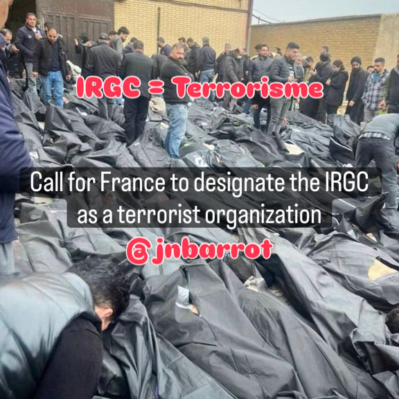 vnickpay's tweet photo. @EmmanuelMacron et @jnbarrot, face aux violences du #IRGC contre le peuple iranien, l’inaction affaiblit notre position morale et diplomatique. La France doit défendre ses valeurs et rejoindre ses alliés. Désignez le #IRGC comme organisation terroriste. https://t.co/Bozg8RdlCz