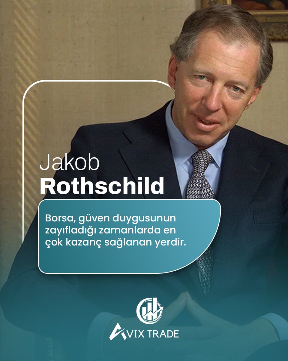 avixtrade's tweet photo. Günün Sözü Rothschild Bankasının önemli isminden geliyor.

#Gününsözü #forexterminology #jakoprothschild #piyasasözleri https://t.co/j3mjYnfcXL