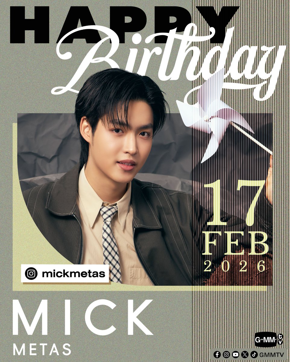 Happy Birthday to Mick

#GMMTV
<a href="/mickmetas/">mickmetas</a>