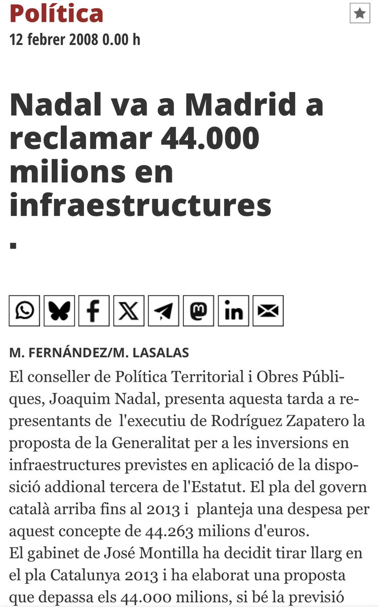 jcanadellb's tweet image. Pluja de milions!!!

La mateixa q va anunciar el Conseller Nadal el 2007 dient q en un any s’arreglarien els problemes de rodalies??