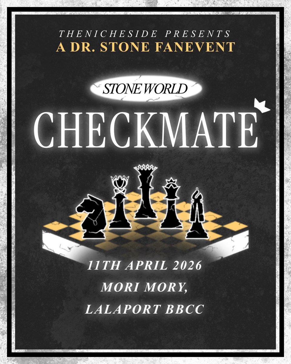 Niche Side #DrStoneFaneventMY2026 tweet media