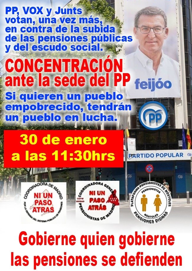 Todavía hay algún pensionista, que tenga dudas?. Pues si es así, que pida cita con su médico, si es de la Comunidad de Madrid, cuando le den cita para 20 días, se le quitarán las dudas.