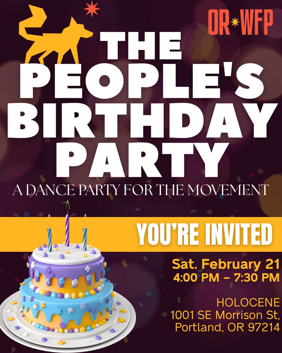 EastOregonizers's tweet photo. Free, joyful, and rooted in real organizing.
Come dance and help power the next chapter of this movement.
RSVP: https://t.co/XSrnHcwsBO https://t.co/9iQKA0jAPA