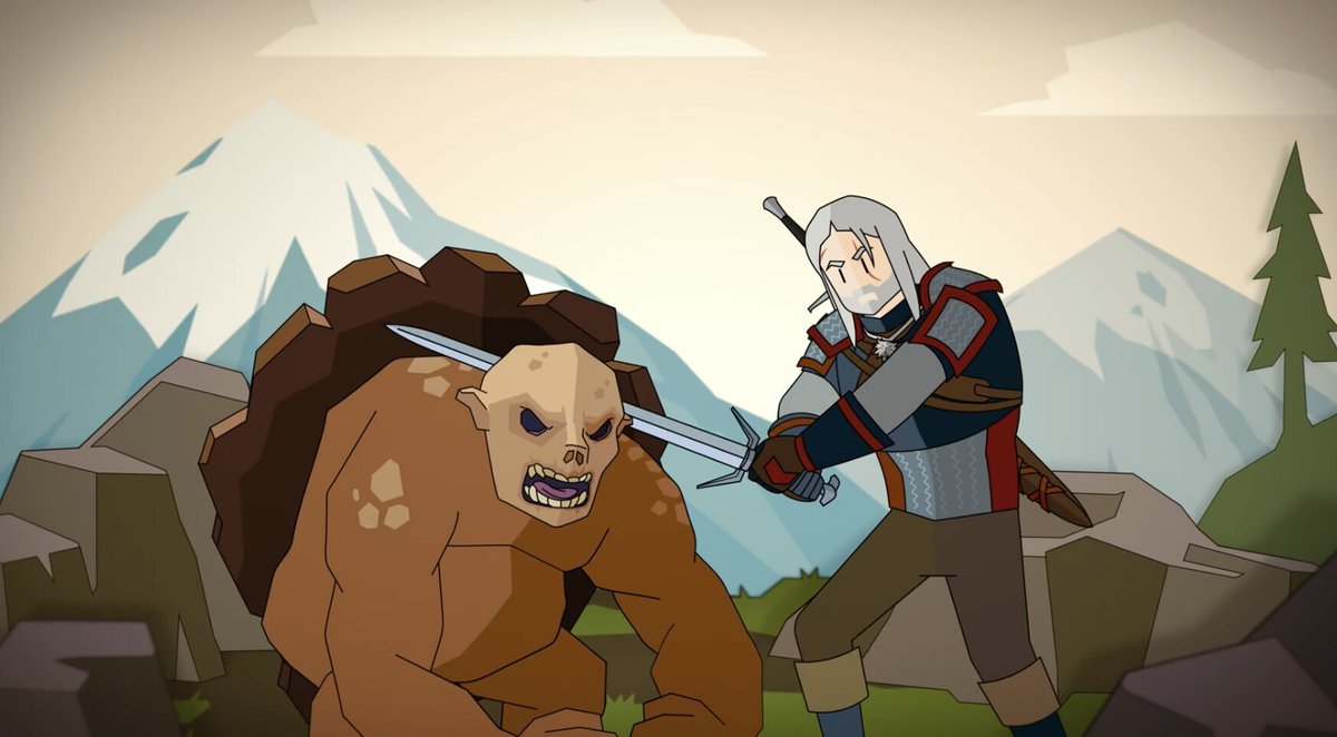 JVCom's tweet image. Un nouveau jeu Witcher a été annoncé !

- "Reigns: The Witcher"
- histoire de Geralt de Riv racontée de manière extravagante
-  jeu narratif à choix multiples
- vous décidez les choix en swipant à droite ou à gauche
- énormément de combinaisons narratives possibles
- dispo le 25…