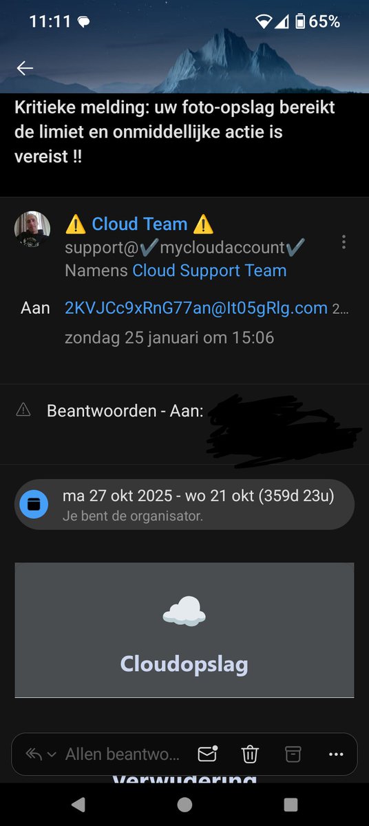Hoe zeg je "Ik ben een domme kleuter die zelfs nog te lamlendig is om een geloofwaardig phishing mailtje te versturen." ? 🤣