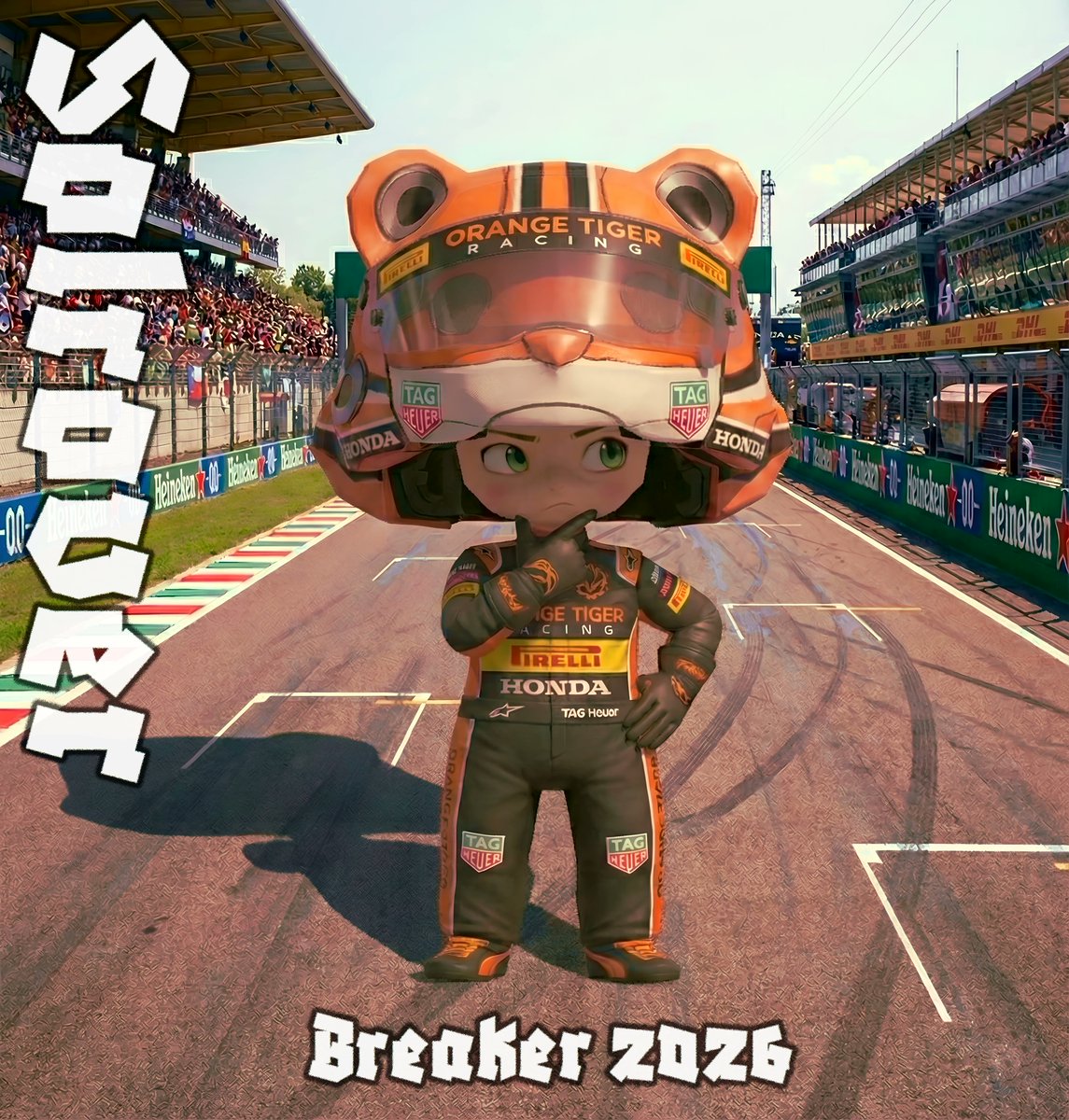 GM, I had a dream that I won a race and got on the magazine cover.