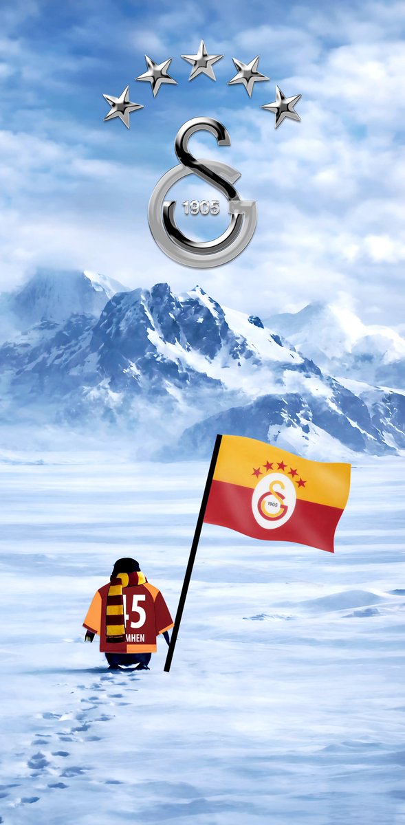 ridvancihan's tweet photo. Madem #Galatasaray'ımızın Devler Ligi maçı var, penguen akımına ben de katılayım!

#BugünGünlerdenGALATASARAY
#MCIvGS #UCL 
#Wallpaper #DuvarKağıdı #Nigeria #Osimhen #VictorOsimhen https://t.co/WzubJ7J8m3