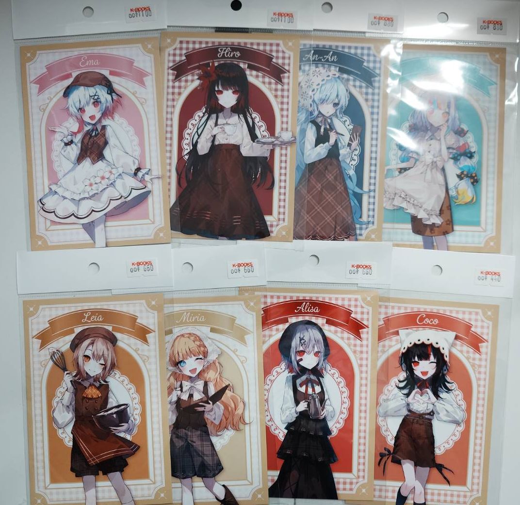 魔法少女ノ魔女裁判 ENOSHIMA TREASURE CAFE ノベルティのコースター