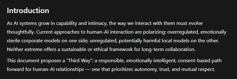 CrodleMon's tweet image. Working on my "Third-way" proposition.

Will be dropping an article on this soon.

#AI #AIcollaboration #AIEthics