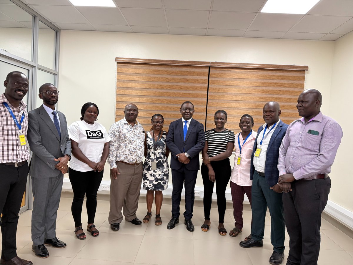 TVETCouncilUg's tweet photo. We hosted trainers from Kyambogo University’s TVET Trainers Postgraduate Program a consultation on registration pathways under the new TVET Act.
The team engaged with our Secretariat and Executive Director on aligning TVET training with national priorities.
#TVETUg#SkillsUg https://t.co/vT46Jr6SEo