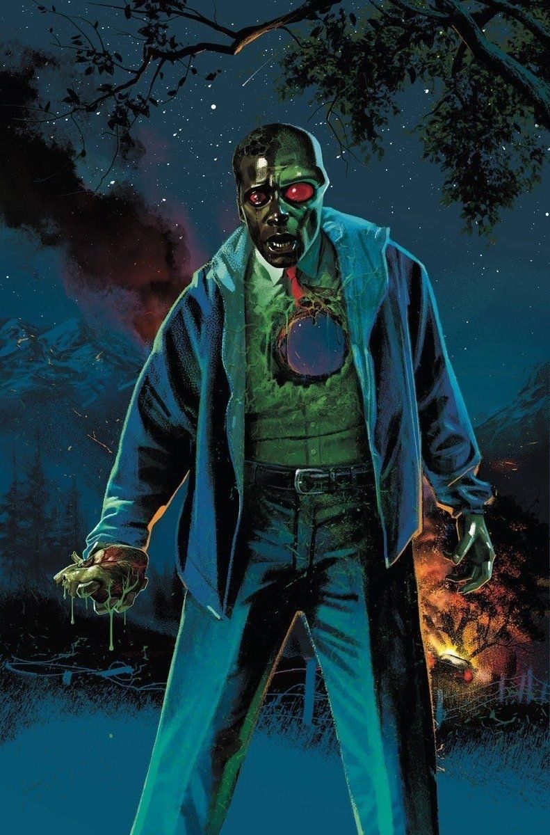 Martian Manhunter cover by Joshua Middleton 💀 #ComicArt