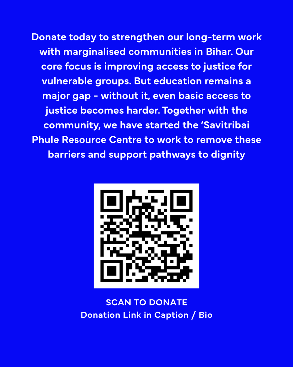 Support us as we continue deepening our work of building the Savitribai Phule Resource Centre for education and legal aid in the Musahar Tola of Hinduni, Bihar.

Donate here: donations.part-three.org