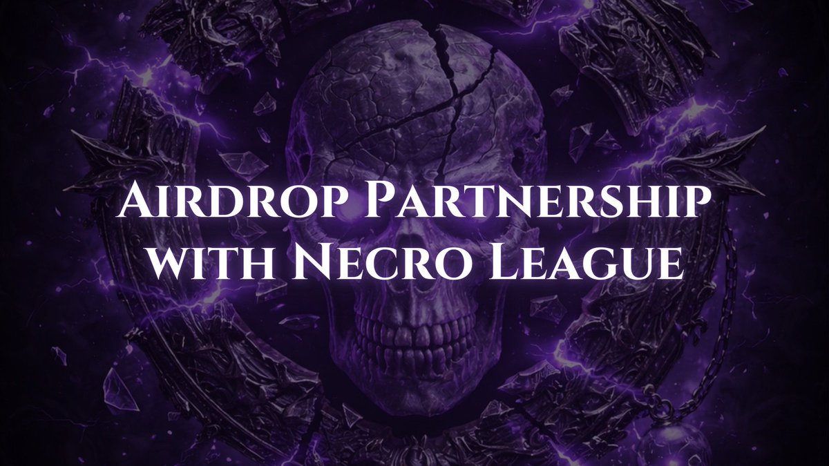 🚨 Airdrop Partnership Alert 🤝

<a href="/necroleague/">Necro League Gaming Studios</a> is evolving to a Gaming Studio friendly ecosystem and giving us some rewards too!

Their $SKULLY stakers'll get free airdrops as well!

🎁You can win a 10,000 $SOUL airdrop from us!
❤️,🔃, Tag 3, Follow us &amp; <a href="/necroleague/">Necro League Gaming Studios</a>

⏳48 hours