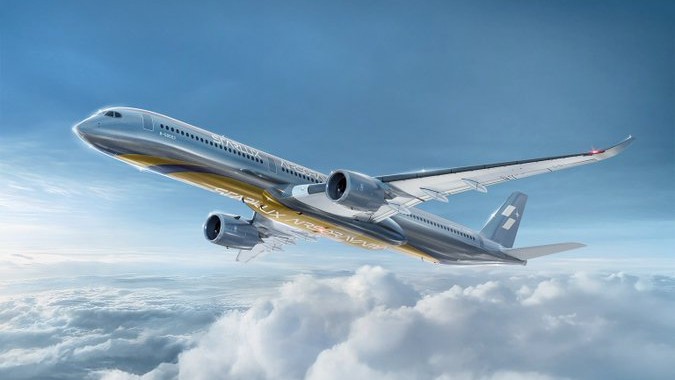 OnAviation's tweet image. Starlux presenta librea especiales en 3 Airbus A350-1000. La aerolínea taiwanesa ha decidido aplicar una librea especial con detalles de carbono en el A350-1000 con matrícula B-58552 ya entregado. En los próximos dos aviones, con matrículas B-58552 y B-58554 la compañía estrenará…